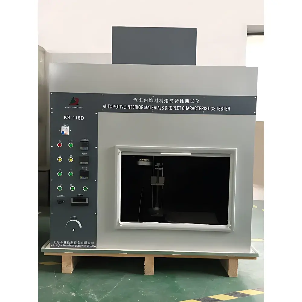 Insment KS-118D Automotive Interior Material Dripping Behavior Tester for UN ECE R118 Annex 7