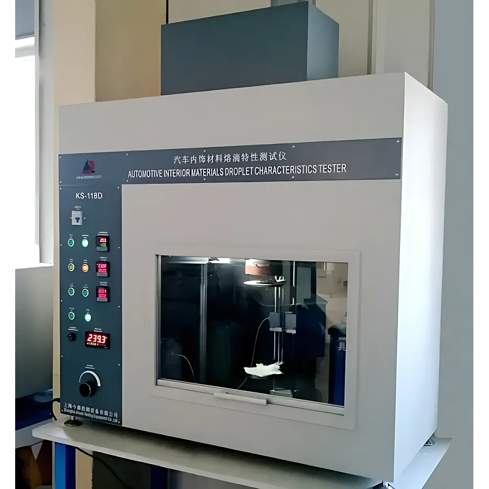 Insment KS-118D Automotive Interior Material Dripping Behavior Tester for UN ECE R118 Annex 7