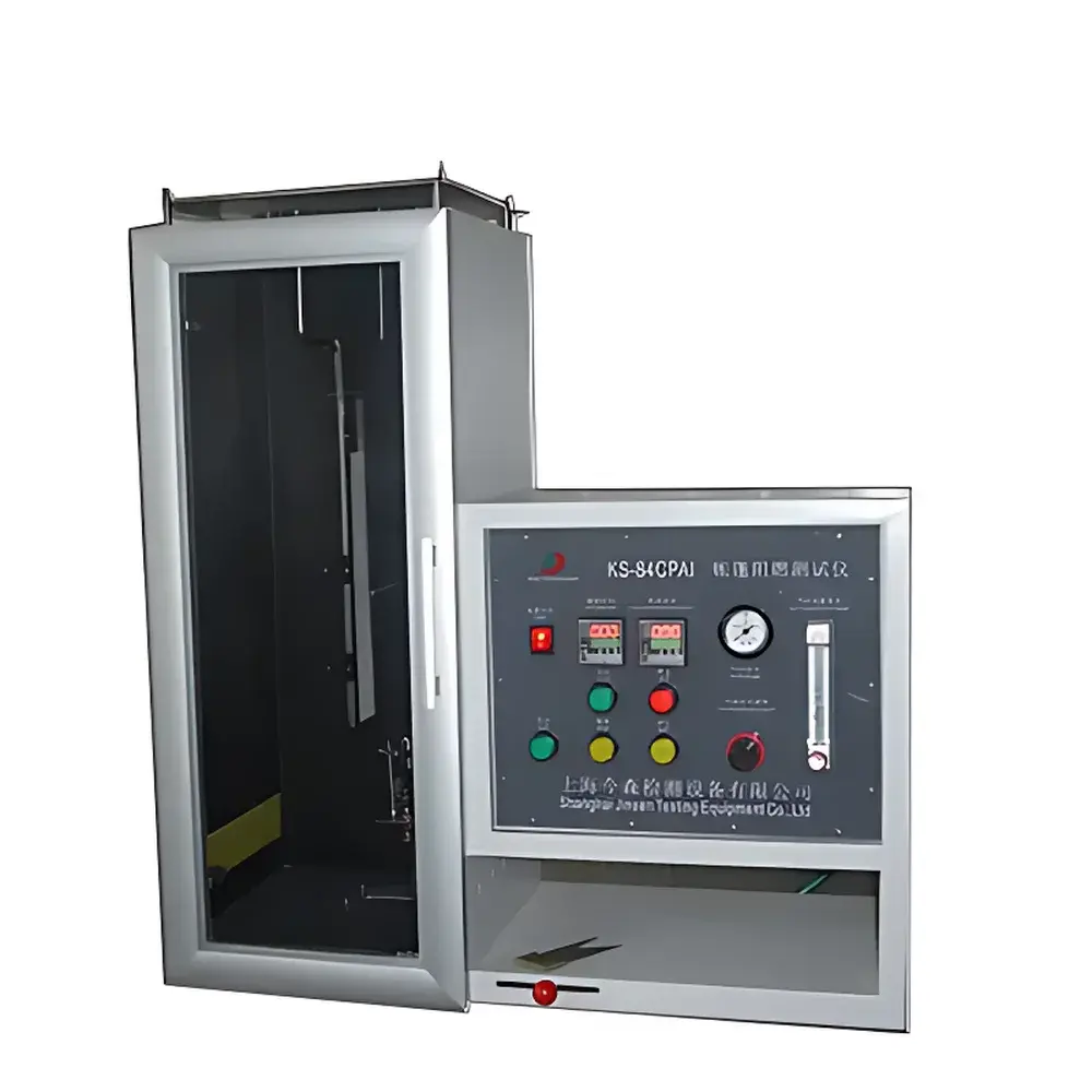 Shanghai Jinsen KS-84CPA CPAI-84 Vertical Flame Resistance Tester for Tent Fabrics