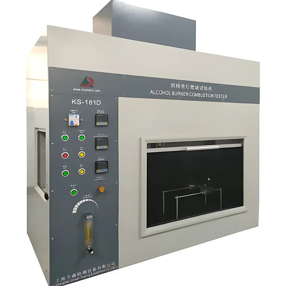 INSMENT KS-181D Alcohol Burner Combustion Test Chamber for Flame Retardancy Evaluation of Plastic Pipes in Underground Coal Mines