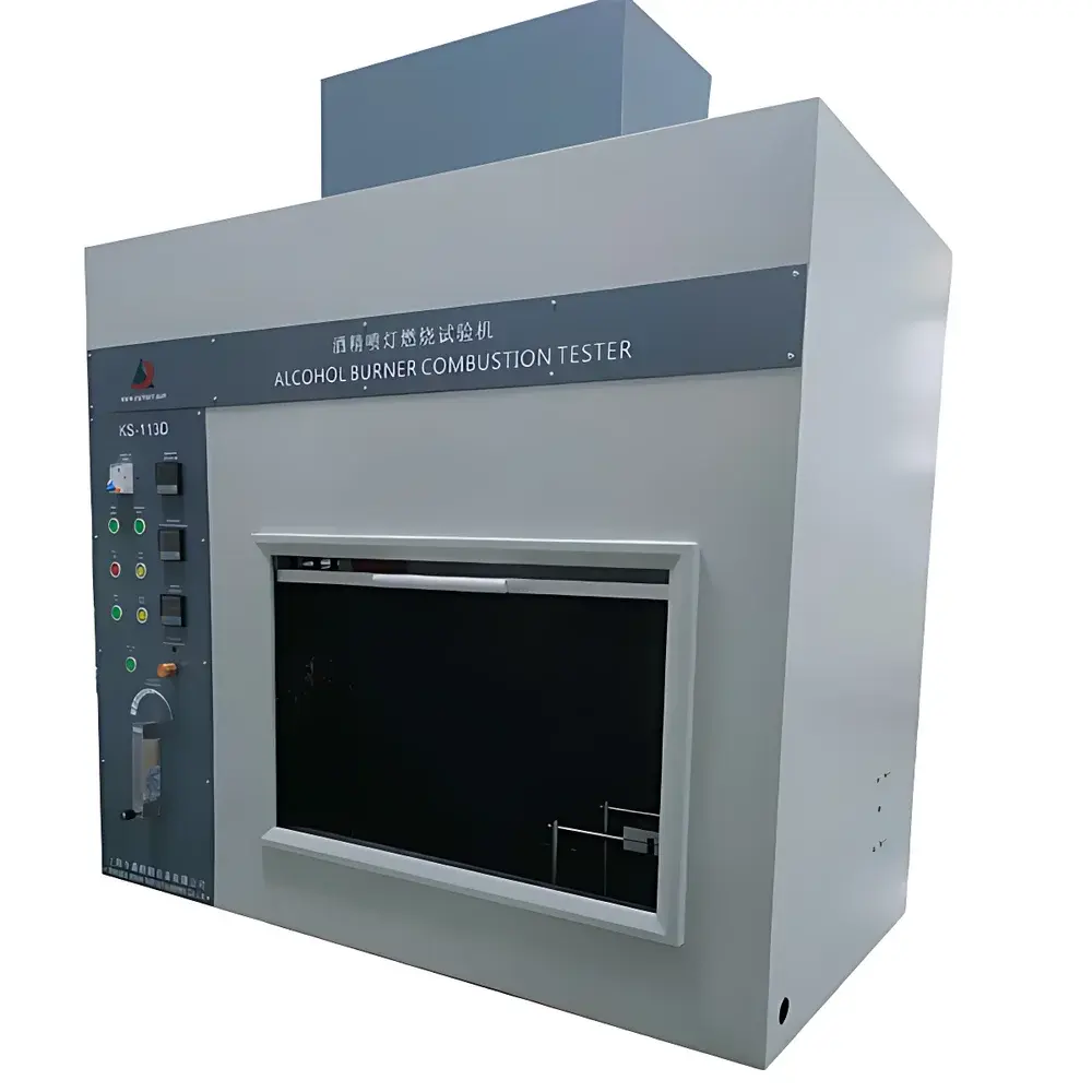 INSMENT KS-181D Alcohol Burner Combustion Test Chamber for Flame Retardancy Evaluation of Plastic Pipes in Underground Coal Mines