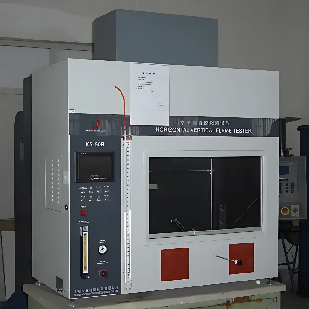 Insment KS-1581A UL 1581 Vertical/Horizontal Combustion Test Chamber for Wire and Cable Flammability Evaluation
