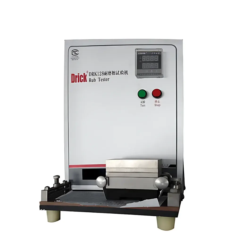 Drick DRK128 Dry Abrasion Tester for Printing and Packaging Applications
