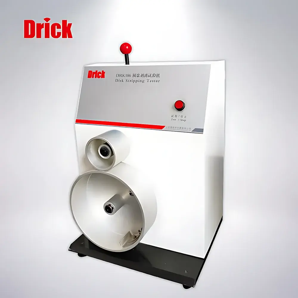 Drick DRK186 Disc Peel Tester for Ink Adhesion Strength Testing of Plastic Films and Printed Packaging