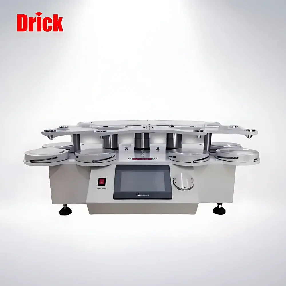 Drick DRK-128C Six-Station Abrasion Resistance Tester for Face Masks