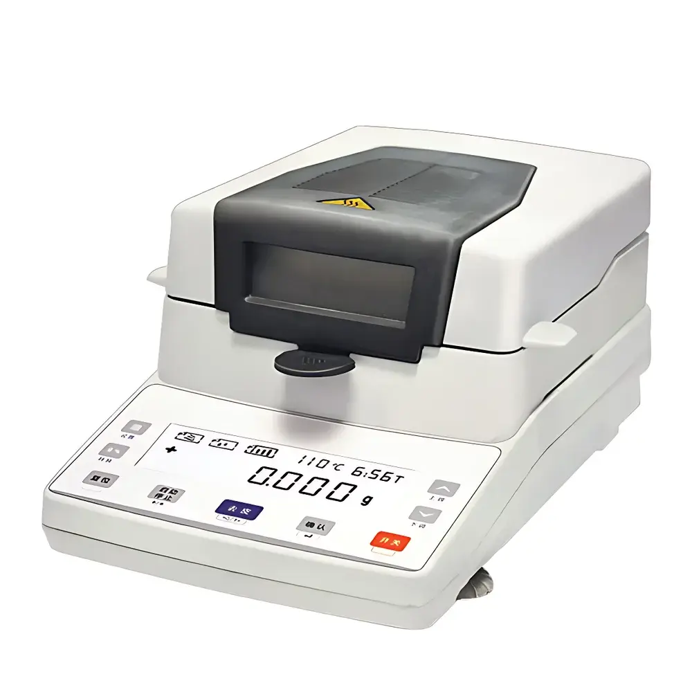 Drick DRK112B Halogen Moisture Analyzer with Integrated High-Precision Analytical Balance