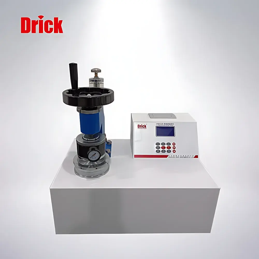 Drick DRK109A Button-Operated Bursting Strength Tester for Paper and Corrugated Board