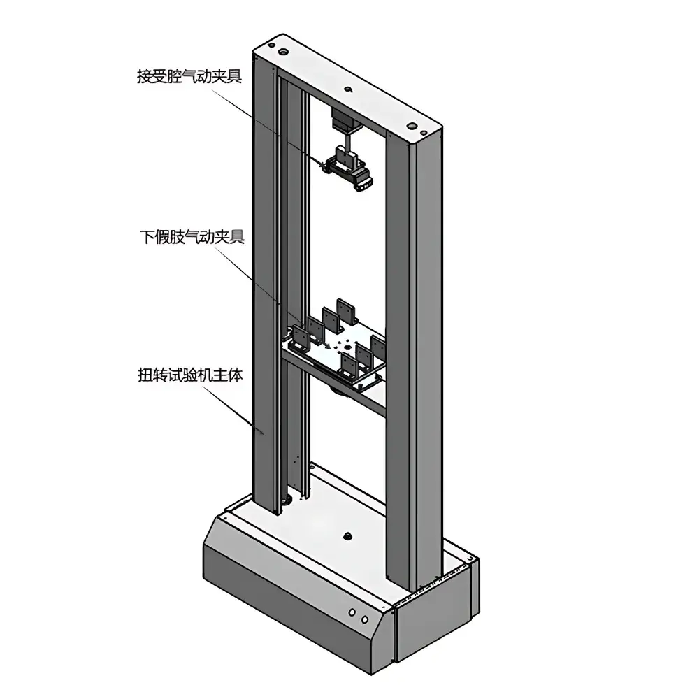 Drick DRK-107 Electronic Torsion Testing Machine for Lower-Limb Prostheses