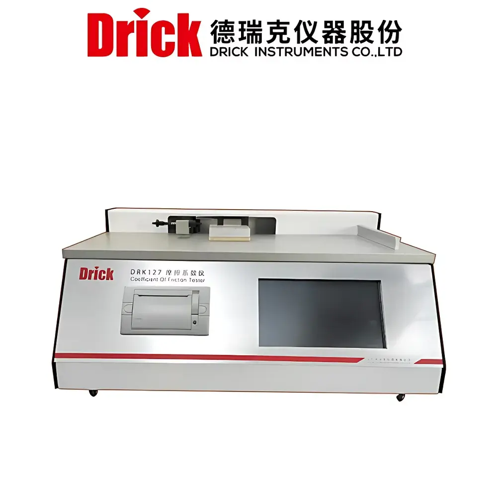 Drick DRK127 Touchscreen Color Display Coefficient of Friction Tester