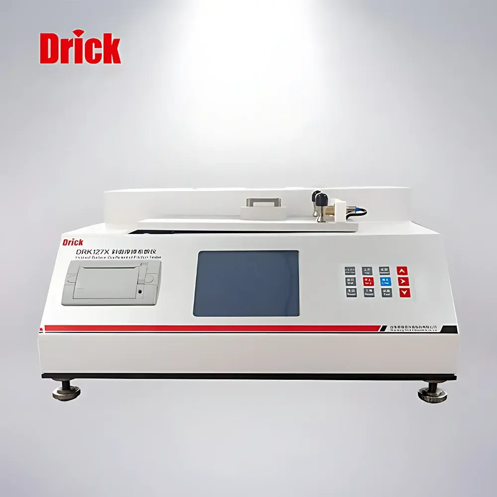 Drick DRK127x Inclined-Plane Coefficient of Friction Tester for Pharmaceutical and Food Packaging Laminates
