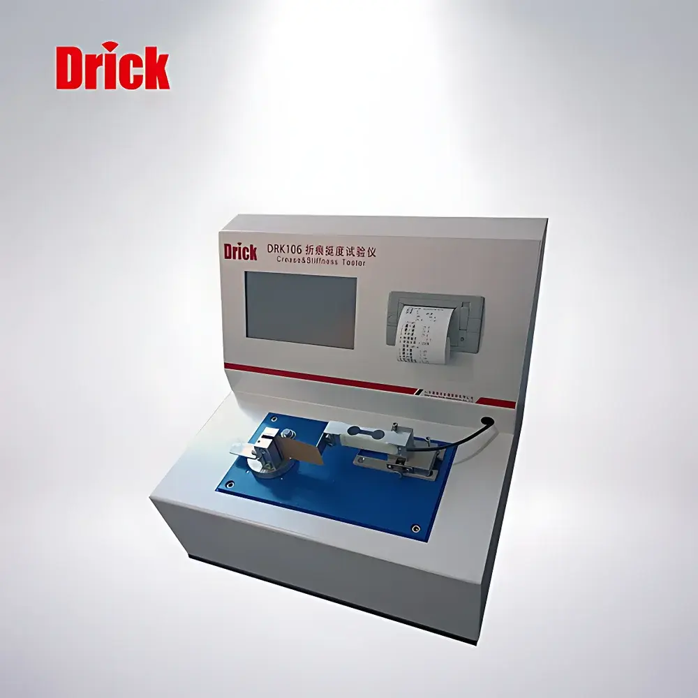Drick DRK106 Horizontal Touchscreen Paper and Board Stiffness Tester (Crease & Sheet Stiffness)