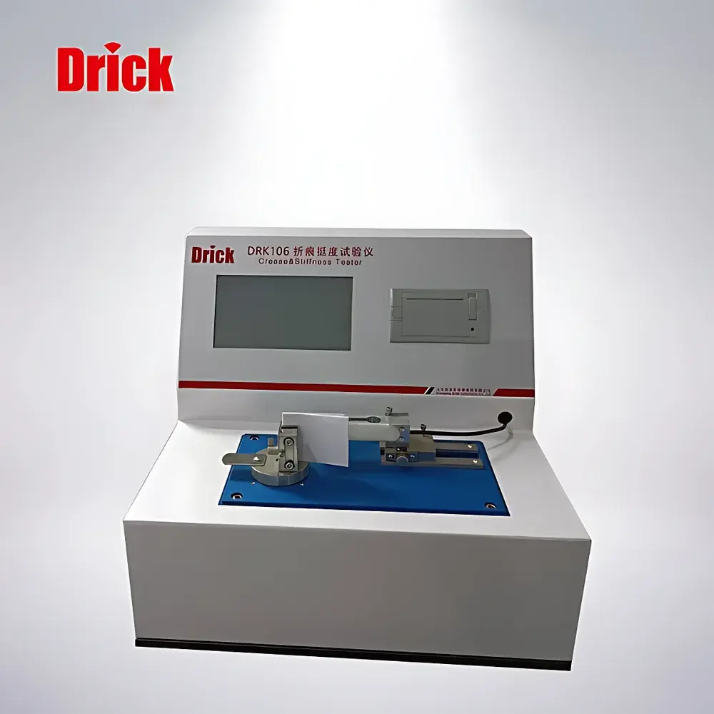 Drick DRK106 Horizontal Touchscreen Paper and Board Stiffness Tester (Crease & Sheet Stiffness)