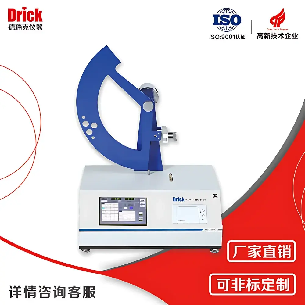 Drick DRK108 Electronic Elmendorf Tear Tester for Paper and Low-Strength Paperboard