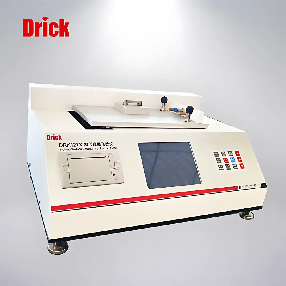 Drick DRK127X Inclined-Plane Static Coefficient of Friction Tester for Paper, Paperboard & Flexible Packaging Films