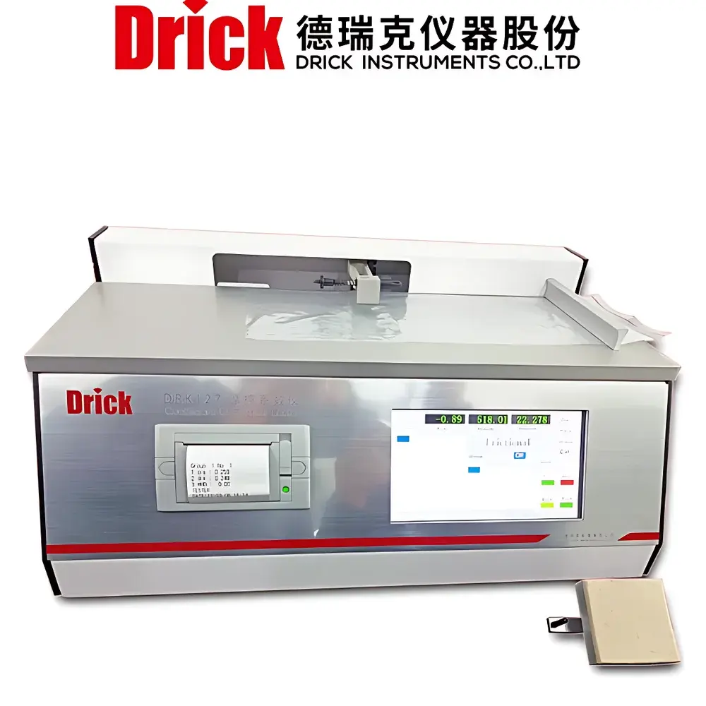 Drick DRK127 Coefficient of Friction Tester for Paper, Paperboard & Flexible Packaging Materials