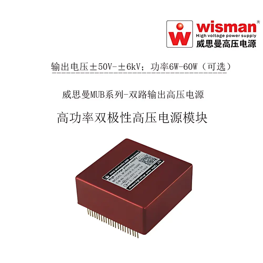 Wiseman MUB Series Dual-Output High-Voltage Power Module (6 kV, 60 W)