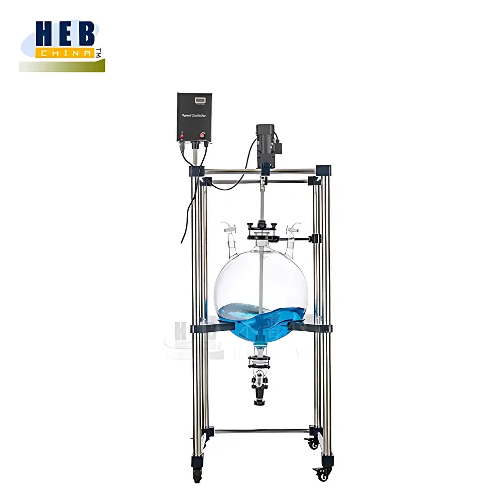 Jihepu FY-50L Cylindrical Glass Separatory Reactor