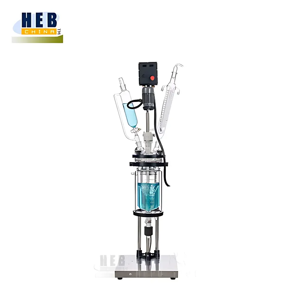HEB-3L Dual-Jacketed Glass Reactor by Jihepu (Jinan Hepingpu)