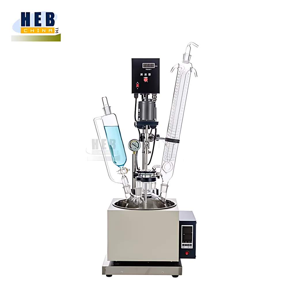 Jihepu F-1L Single-Layer Glass Reactor Jihepu F-1L Single-Layer Glass Reactor