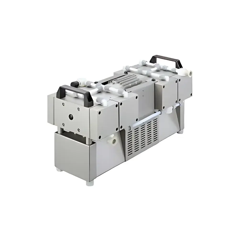 ILMVAC MP 1201 T Three-Stage Diaphragm Vacuum Pump, Non-Chemically Resistant, Ultimate Vacuum <2 mbar