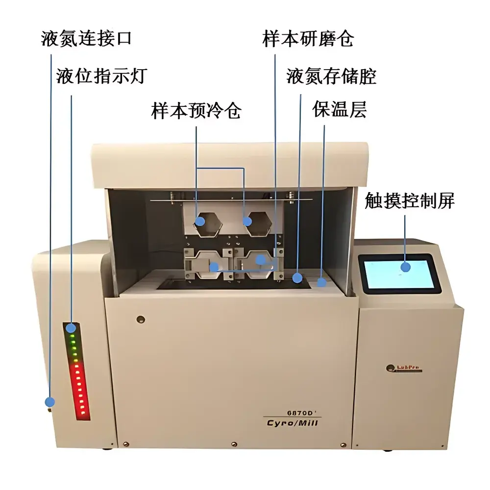 LabPre Cryo/Mill 6870D+ Ultra-Low Temperature Cryogenic Grinder