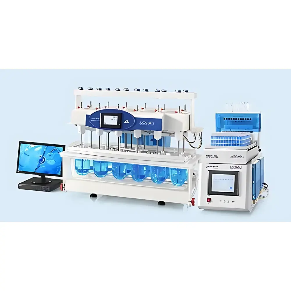 LOGAN SYSTEM 860CDL 12-Position Automated Dissolution Sampling System with Integrated Imaging