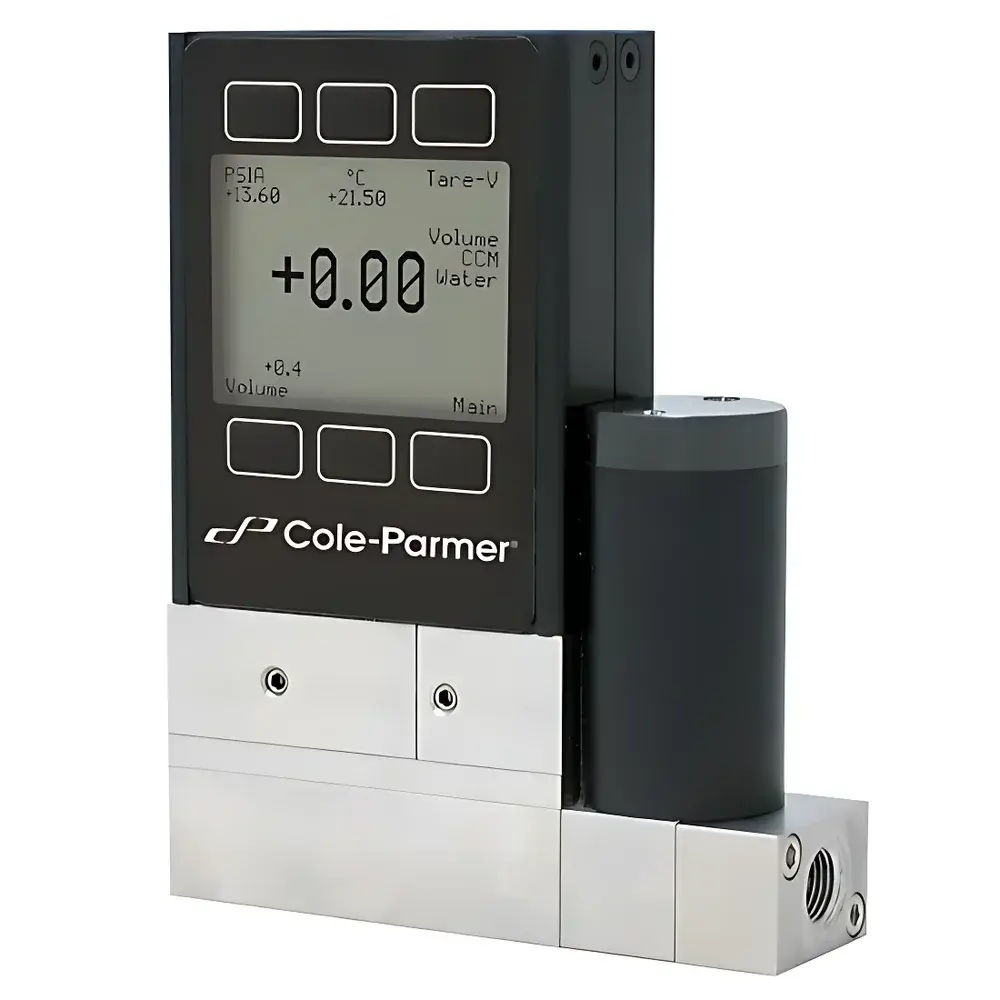 Cole-Parmer 0.05–5 LPM Gas Mass Flow Controller (Model Series with LFE Technology)
