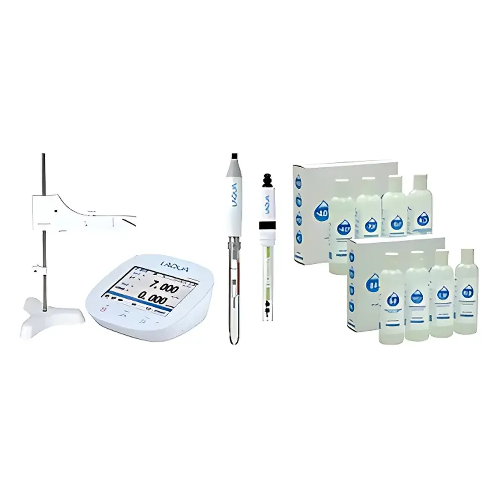 HORIBA LAQUA F-74 Dual-Channel Benchtop pH / Ion / Conductivity / Resistivity / Salinity / TDS / Temperature Analyzer