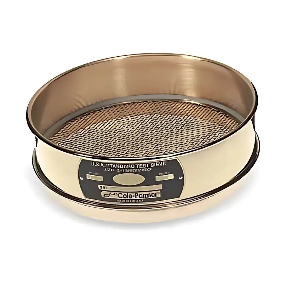 W.S. Tyler 8-inch (20 cm) Stainless Steel and Brass Test Sieve Set