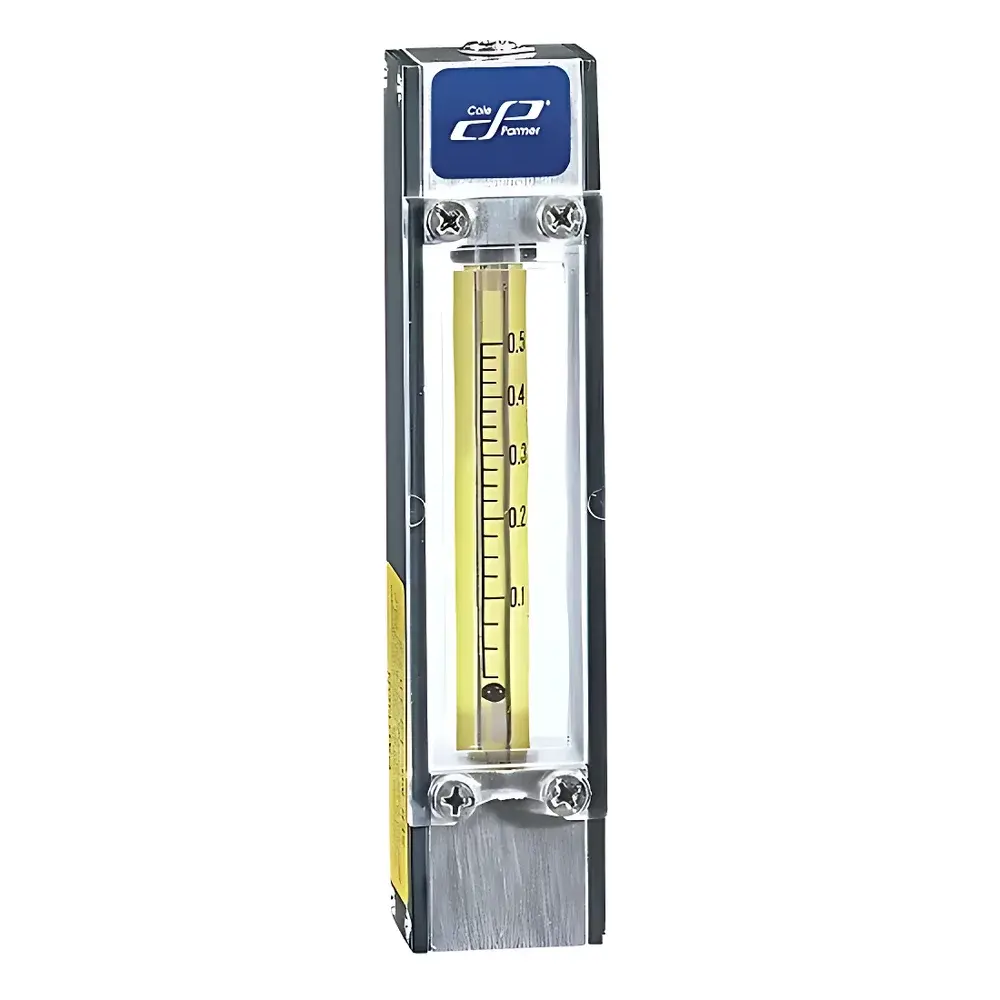 Cole-Parmer® Model 32005-14 Panel-Mount Variable-Area Flowmeter (Rotameter)