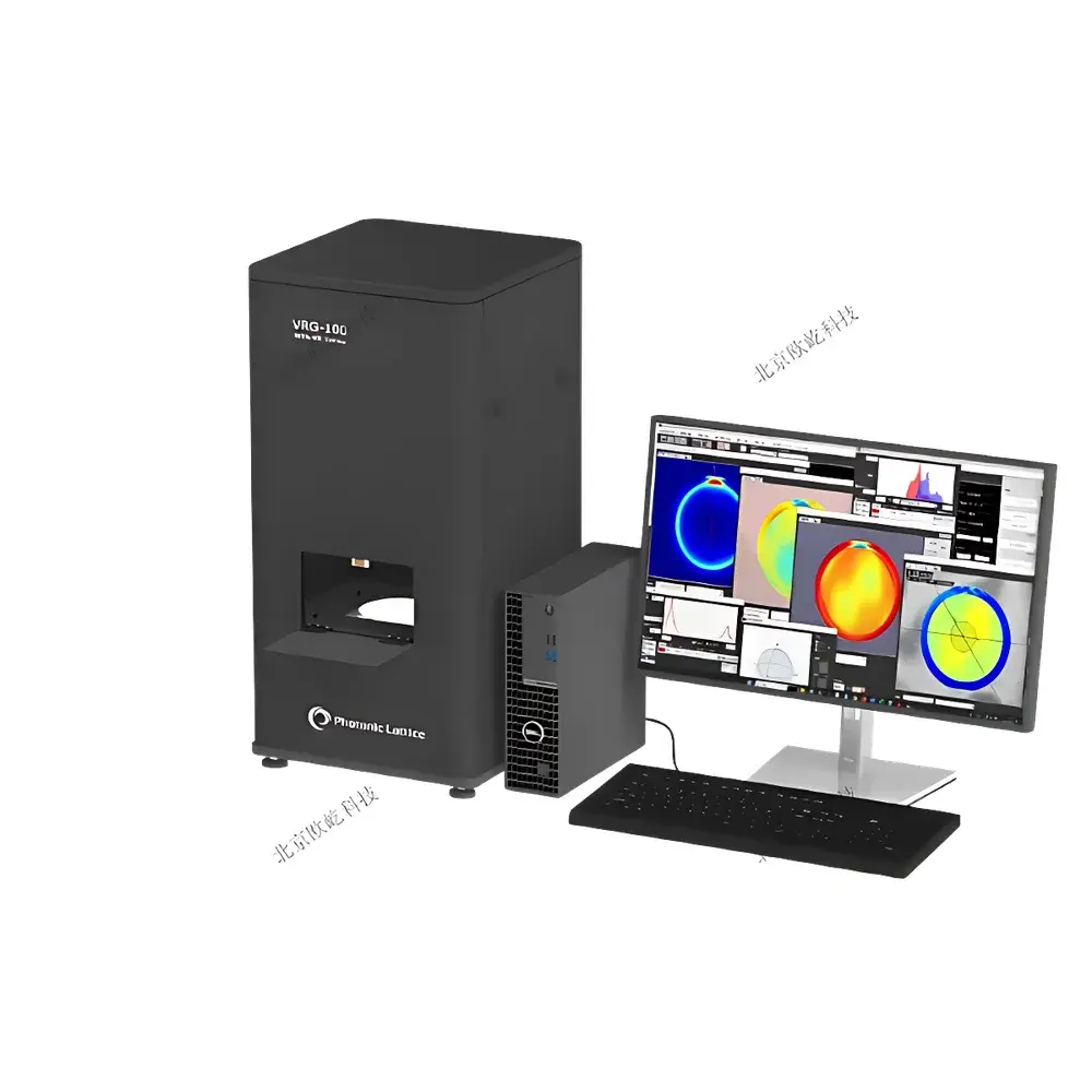 Photonic Lattice VRG-100 Polarizing Stress Measurement System for VR/AR Pancake Lenses