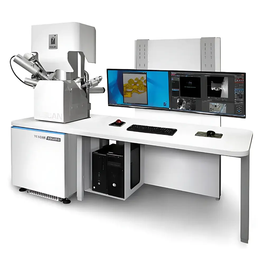 TESCAN SOLARIS Ga⁺ Focused Ion Beam-Scanning Electron Microscope (FIB-SEM)