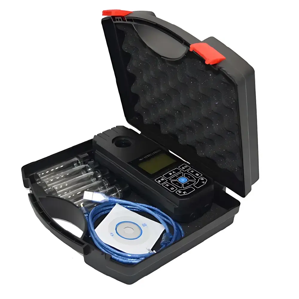 HengaoDe HAD-L3710 Phenol Crystallization Point Tester with Integrated Sulfur Analyzer, Magnetic Stirrer, Low-Flow Air Sampler, UV-Vis Spectrophotometer, and Multiparameter Water Quality Analyzer