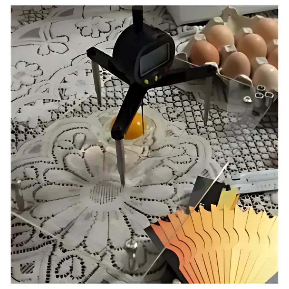Hengao De HAD-MA3 Eggshell Thickness Gauge – Precision Optical Reflectance Thickness Meter for Avian Eggshells