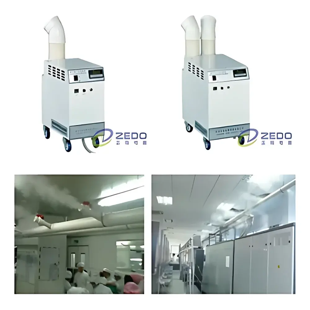 ZEDO ZS-40Z Industrial Ultrasonic Humidifier for ESD-Sensitive Electronics Manufacturing Environments