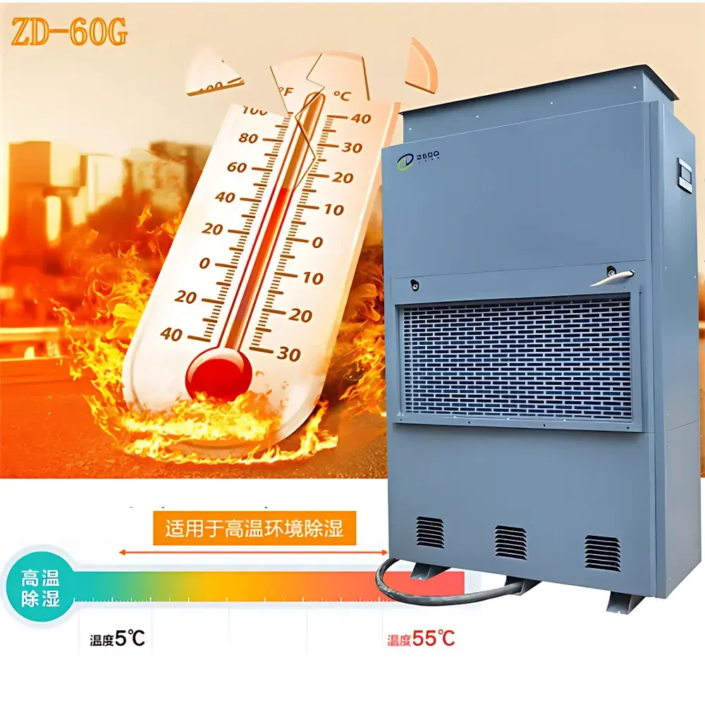 ZEDO ZD-8240G High-Temperature Industrial Dehumidifier