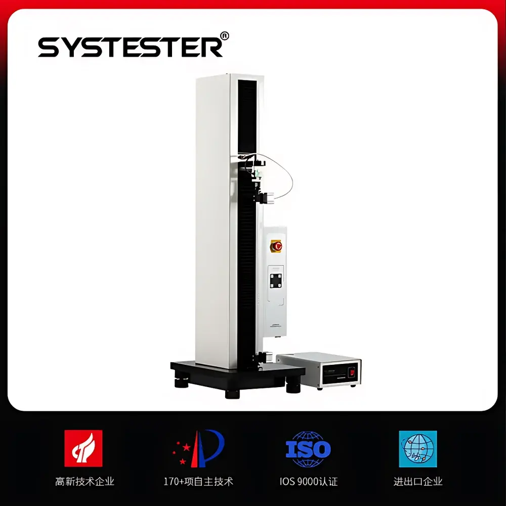 SYSTESTER TSL-1002 Mask Material Tensile Tester Compliant with GB/T 3923.1–2013