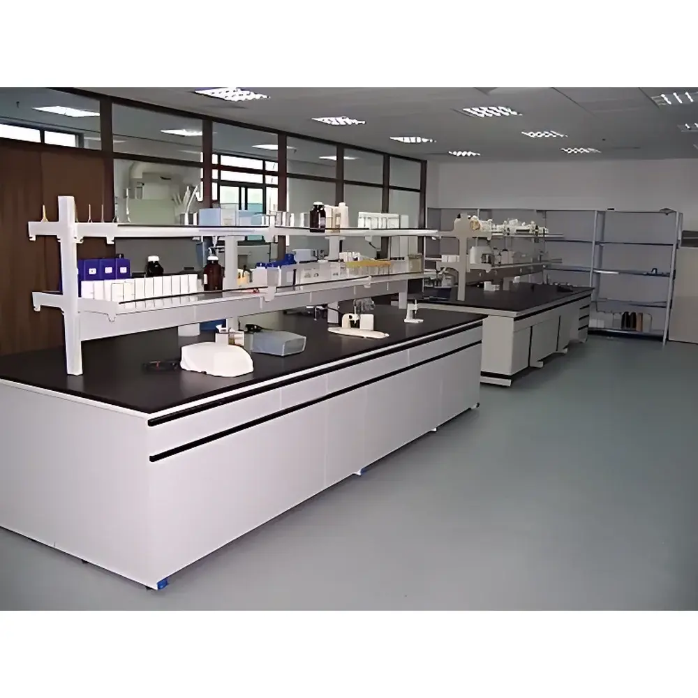 Fengjin FJ-GMZYSYT1 Steel-and-Wood Central Laboratory Workbench