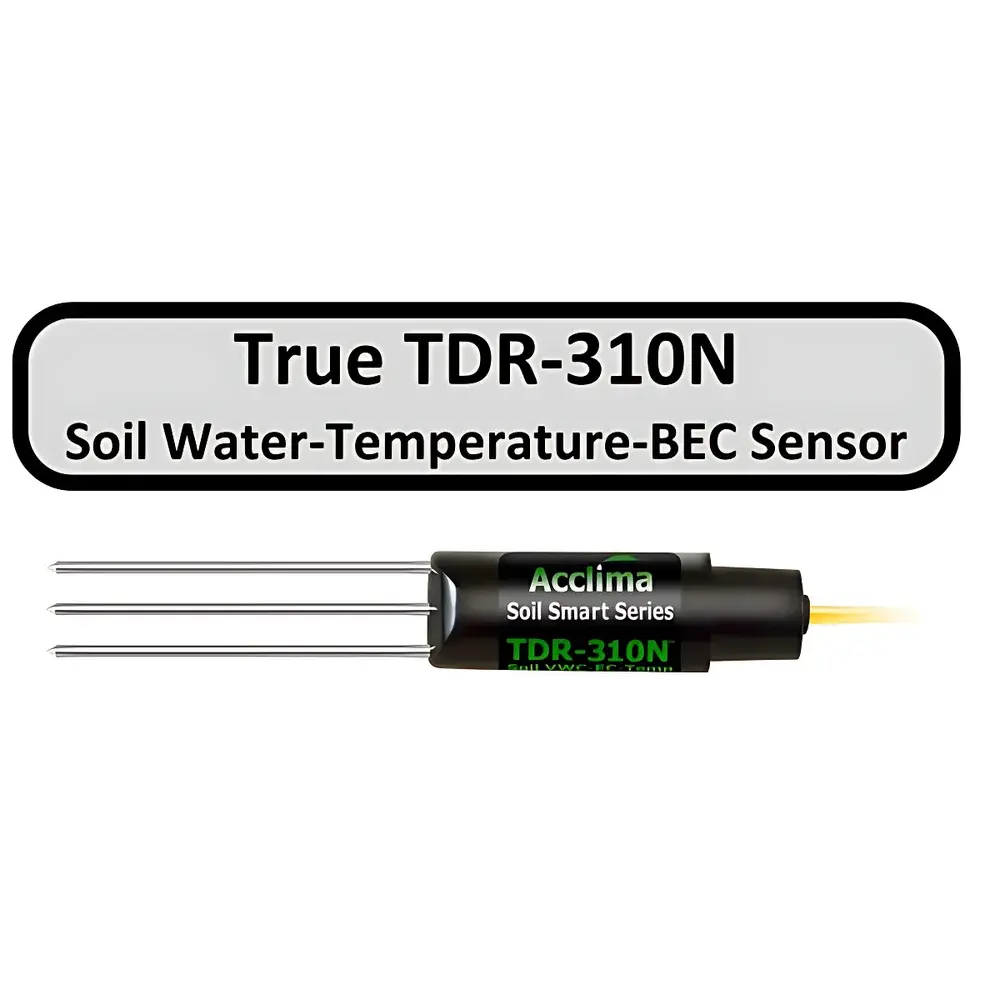 Acclima TDR310N Integrated Soil Moisture, Temperature, and Electrical Conductivity Sensor