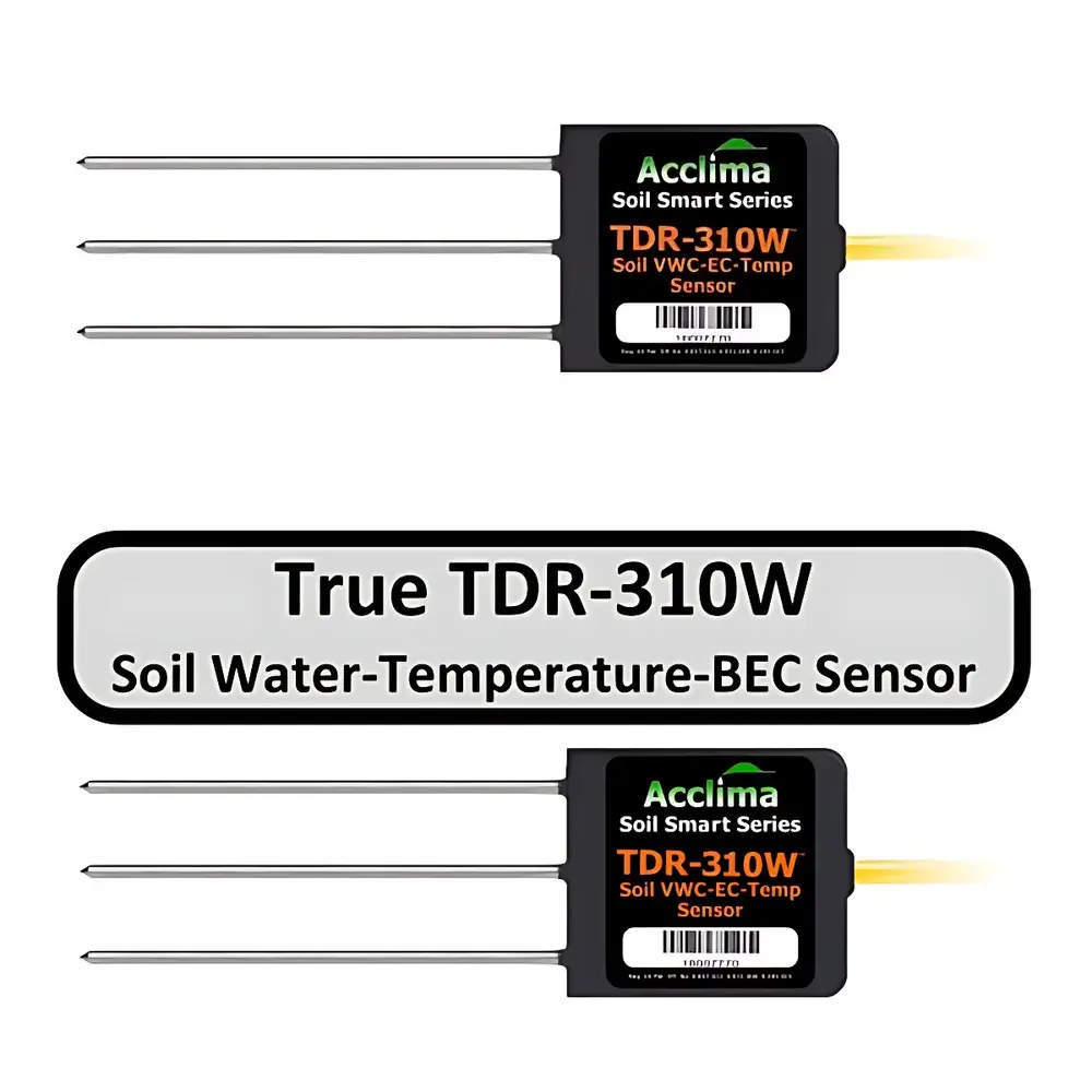 Acclima TDR310W Integrated Soil Moisture, Temperature & Electrical Conductivity Sensor