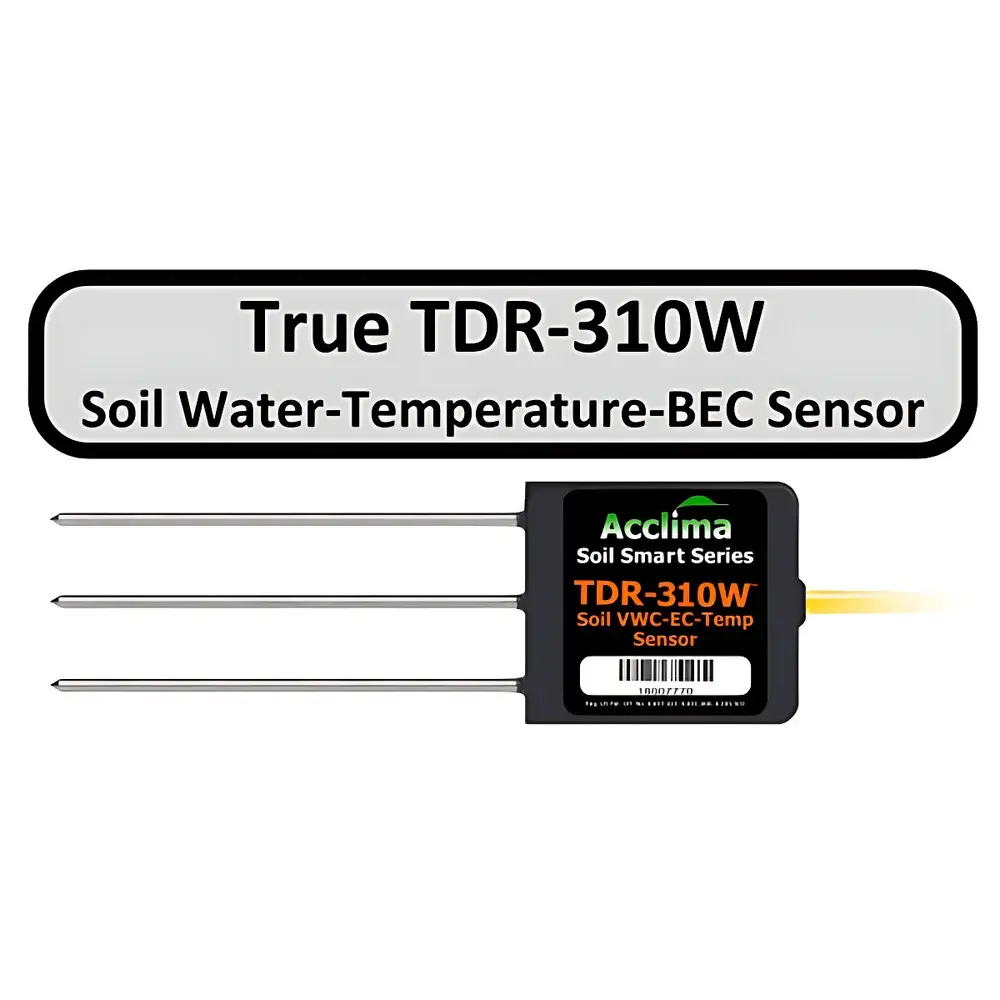 Acclima TDR310W Integrated Soil Moisture, Temperature & Electrical Conductivity Sensor