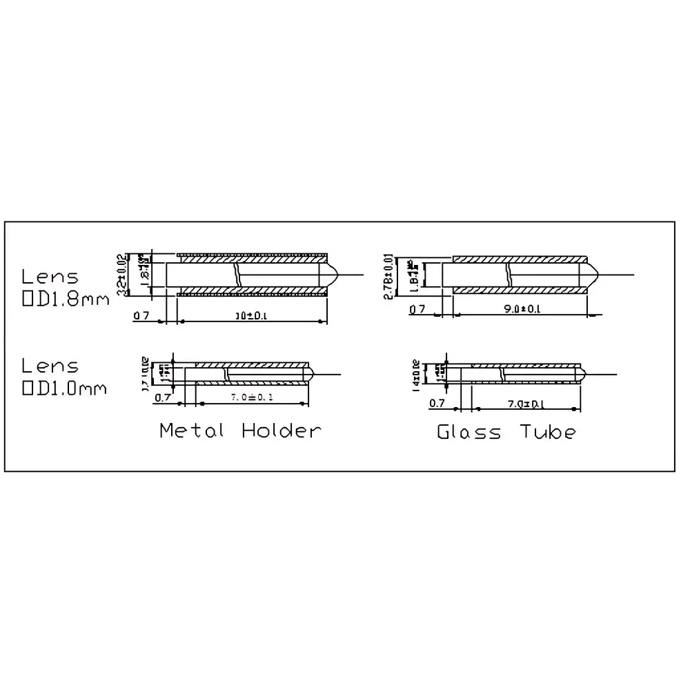 AOE Tech PMCOL1310 Polarization-Maintaining Fiber Collimator