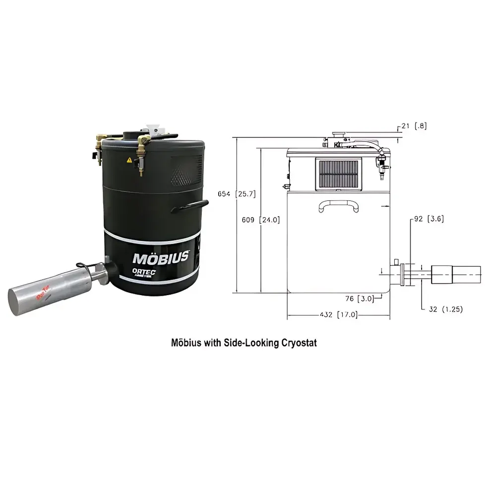 TK-Mobius High-Purity Germanium (HPGe) Cryogenic Cooling System with Liquid Nitrogen Recondensation