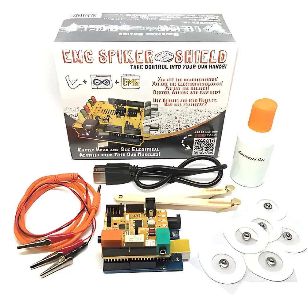 SpikerShield DIY Muscle Electrophysiology Shield for Arduino