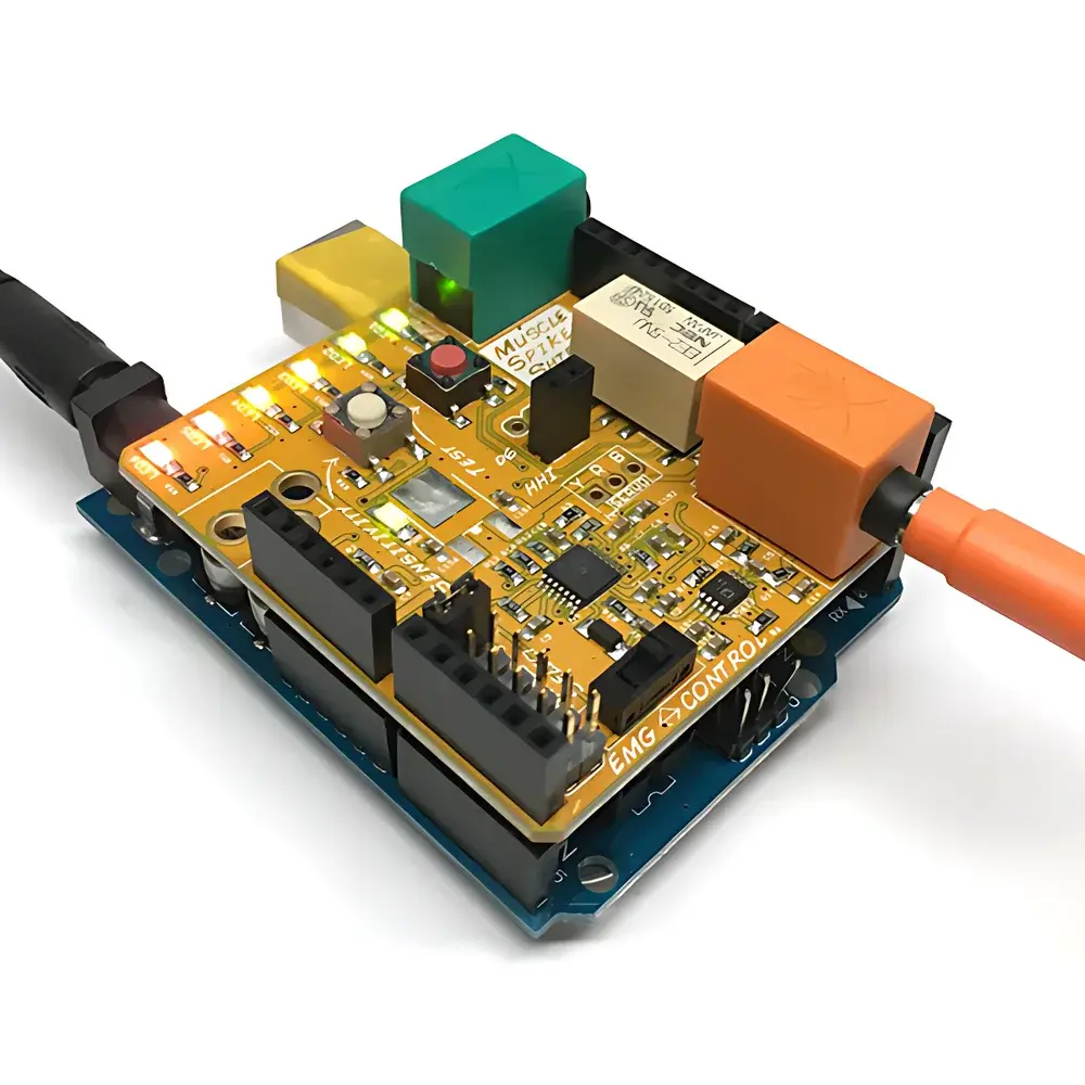 SpikerShield DIY Muscle Electrophysiology Shield for Arduino