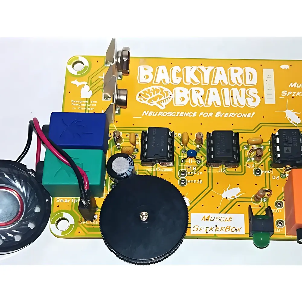SpikerShield DIY Muscle Electrophysiology Shield for Arduino