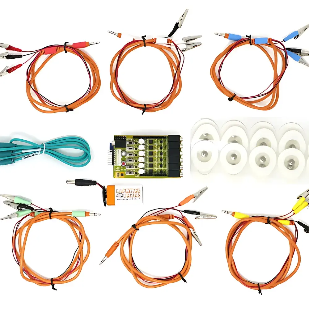 Backyard Brains Muscle SpikerShield Pro – 6-Channel Electromyography (EMG) Shield for Arduino
