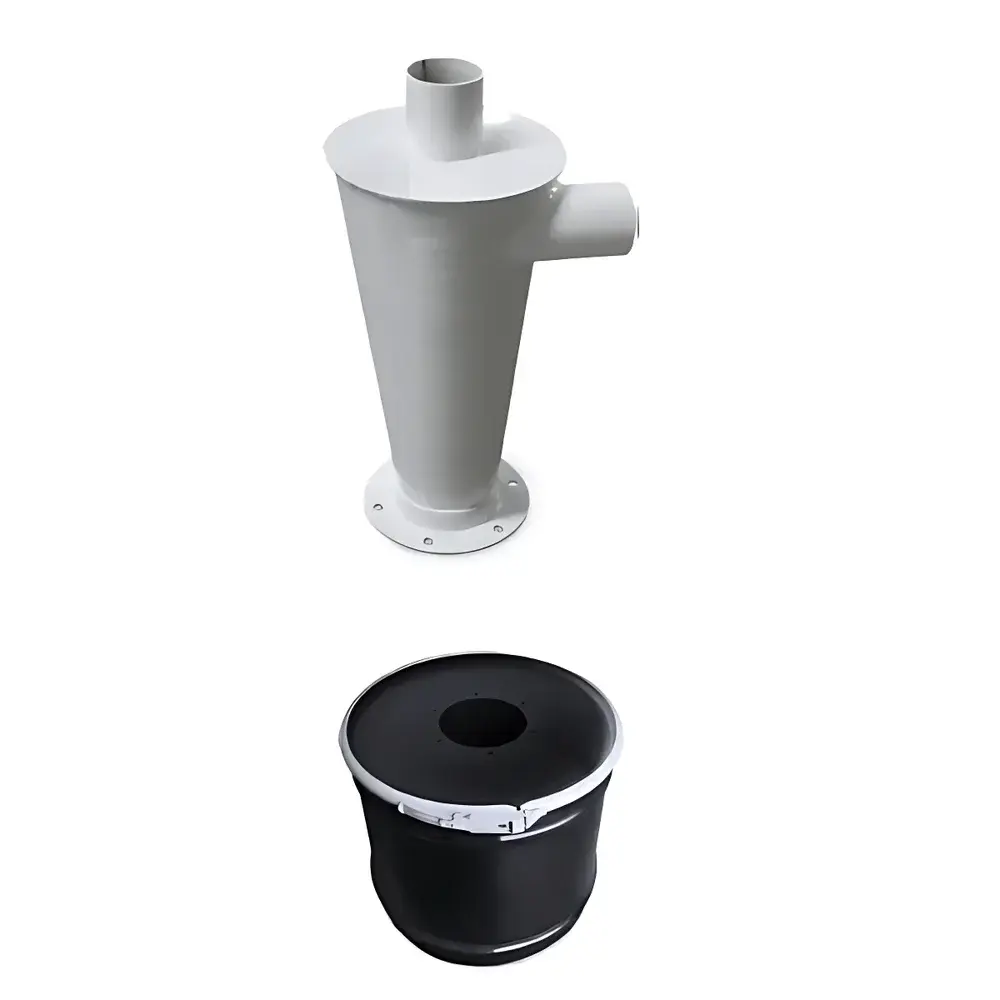 Accurate Thermal Systems ATS2017 Fluidized Sand Bath Cyclonic Separator and Collection Vessel Assembly