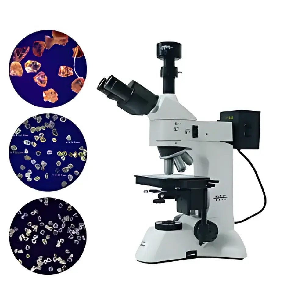 Caikon DMM-900C Inverted-Style Upright Reflected/Transmitted Light Metallurgical Microscope with Integrated 5-MP Digital Imaging System