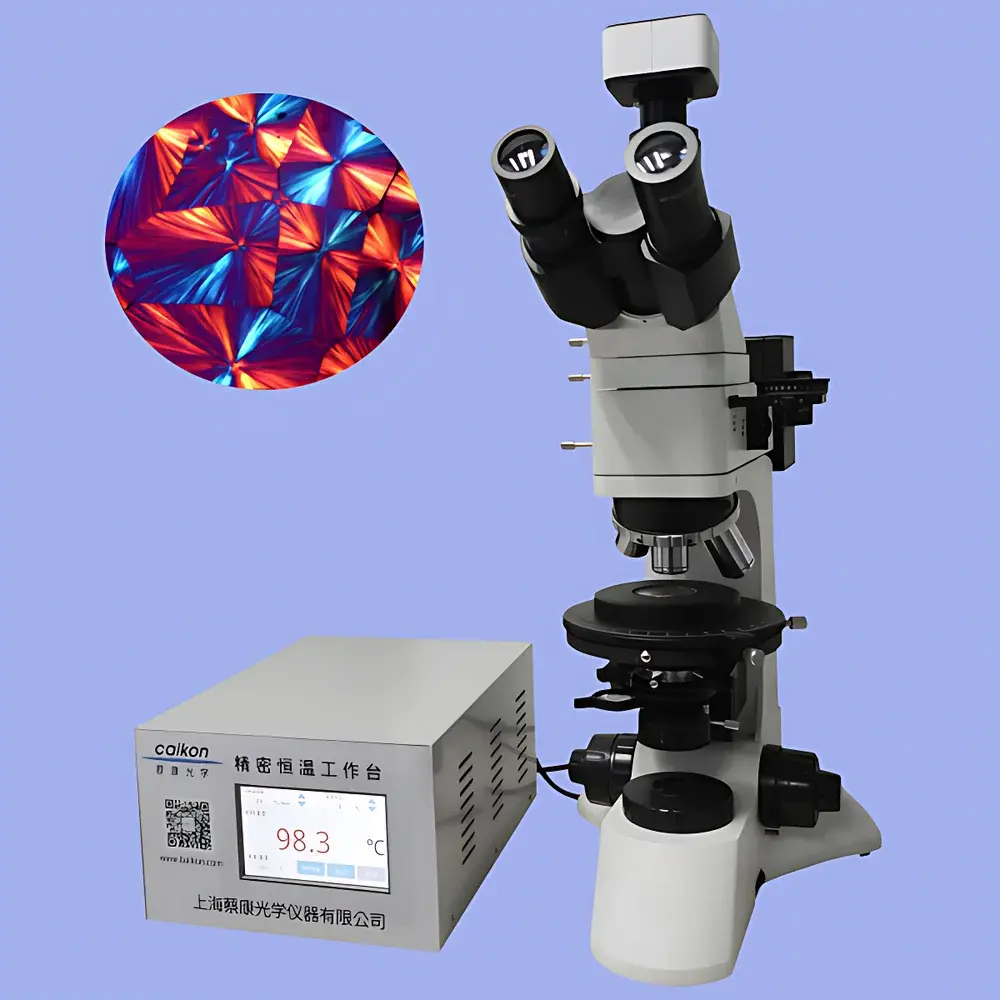 Caikon CK400CM Precision Heating Stage for Polarizing Microscopy – 400°C Touchscreen-Controlled Thermal Stage